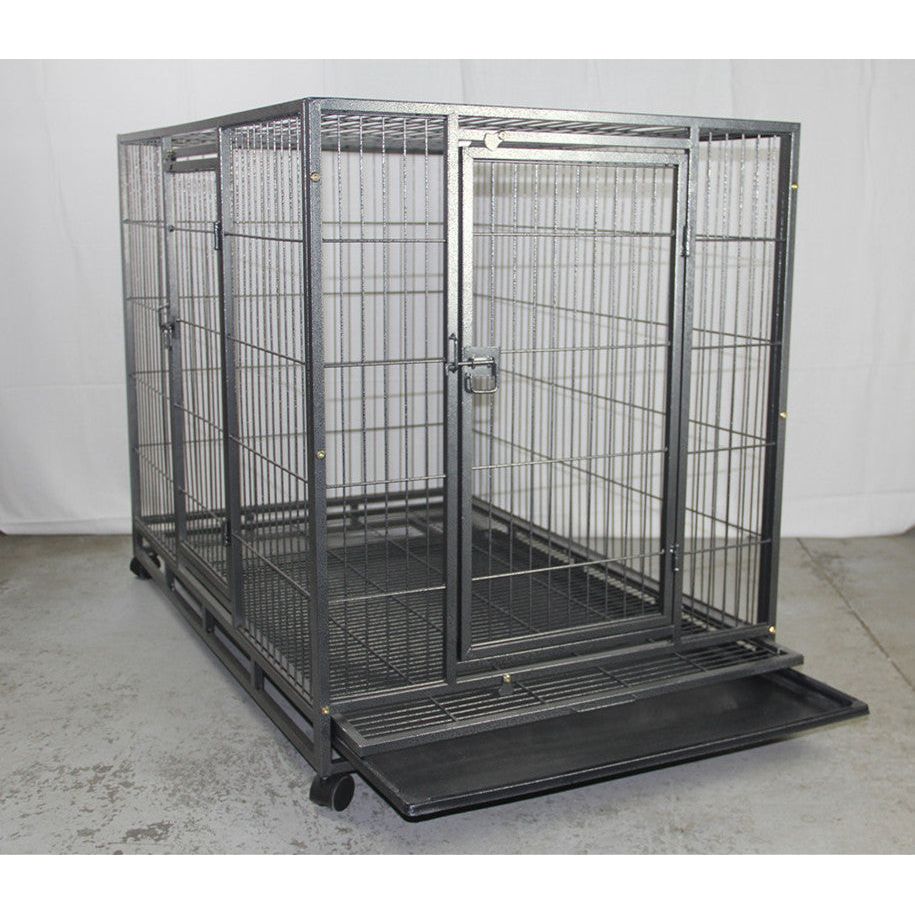 YES4PETS XL Pet Dog Cat Cage Metal Crate Kennel Portable Puppy Cat Rabbit House