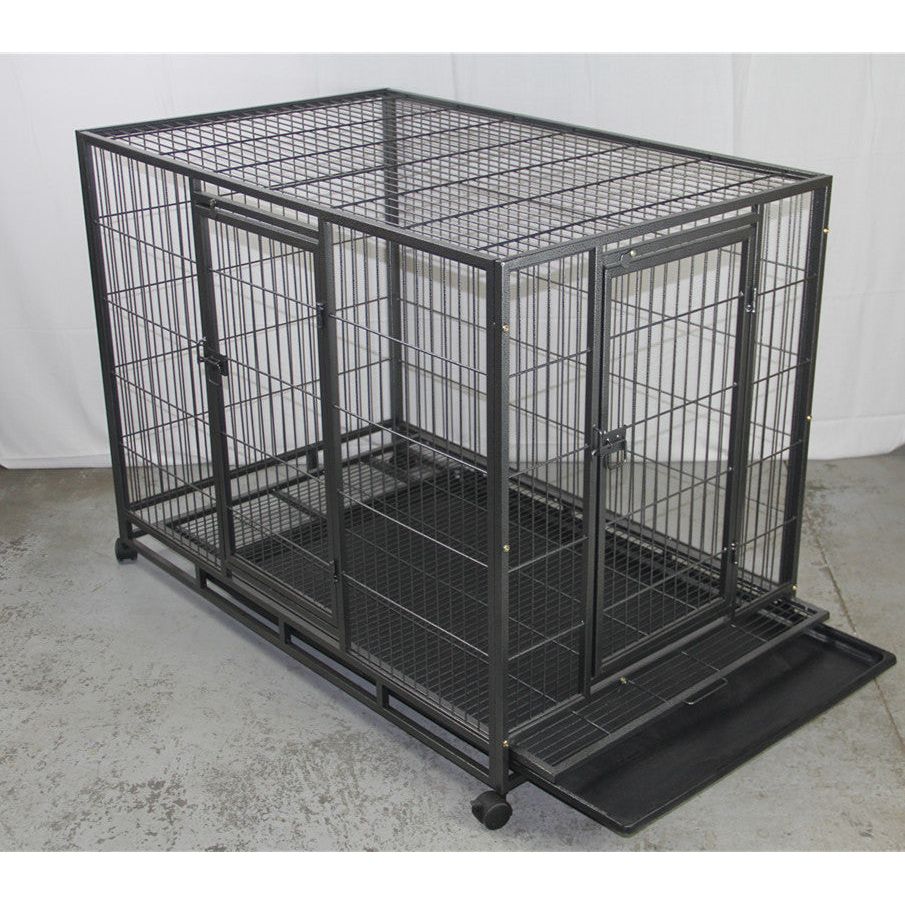 YES4PETS XL Pet Dog Cat Cage Metal Crate Kennel Portable Puppy Cat Rabbit House