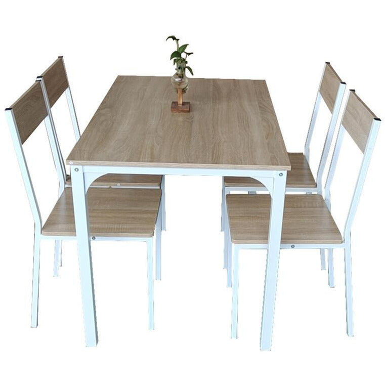 5 Piece Kitchen Dining Room Table and Chairs Set Furniture