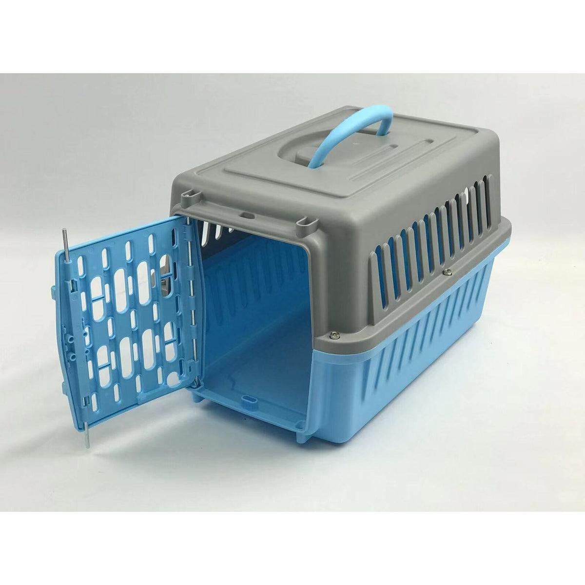 Blue Small Dog Cat Rabbit Crate Pet Guinea Pig Carrier Kitten Cage
