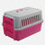 Small Dog Cat Rabbit Crate Pet Guinea Pig Carrier Kitten Cage Pink