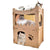 YES4PETS Cat Cardboard House Tower Condo Scratcher Pet Post Furniture Double Storey