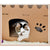 YES4PETS Cat Cardboard House Tower Condo Scratcher Pet Post Furniture Double Storey