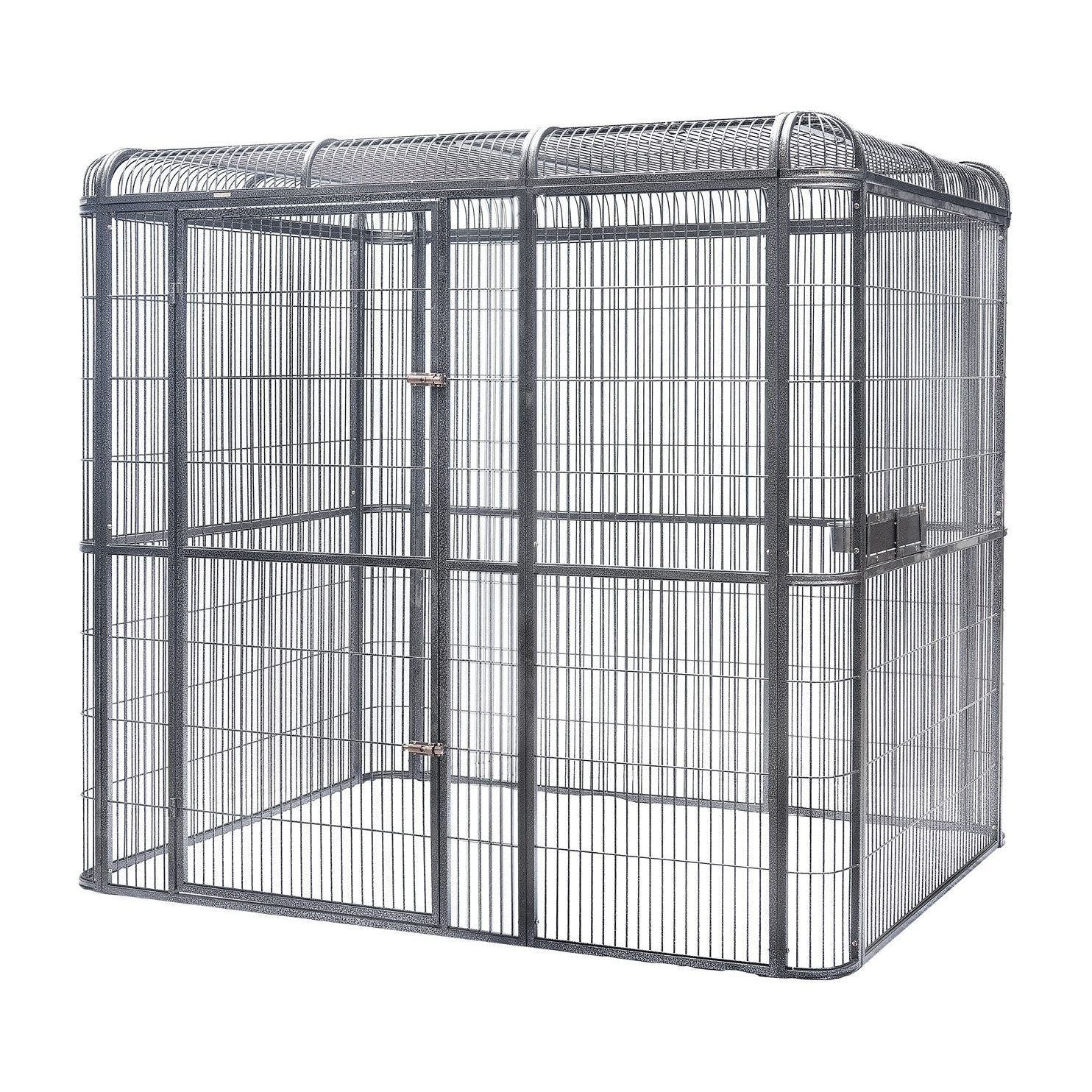 YES4PETS XXXXL Walk-in Bird Cat Dog Cage Pet Parrot Aviary  Perch Castor Wheel 219x158x203cm With Green Cover