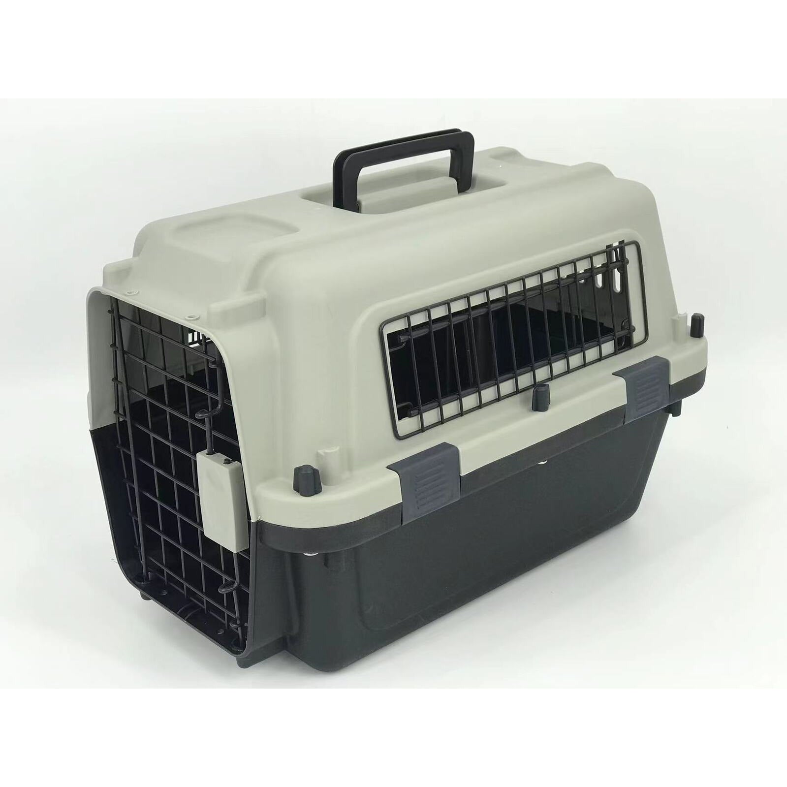 Medium Portable Pet Dog Cat Carrier Travel Bag Cage House Safety Lockable Kennel