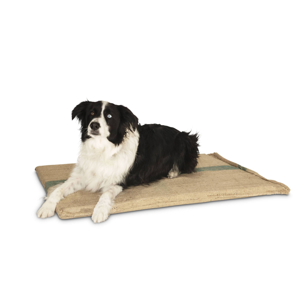 YES4PETS Large Hessian Pet Dog Puppy Bed Mat Pad House Kennel Cushion With Foam