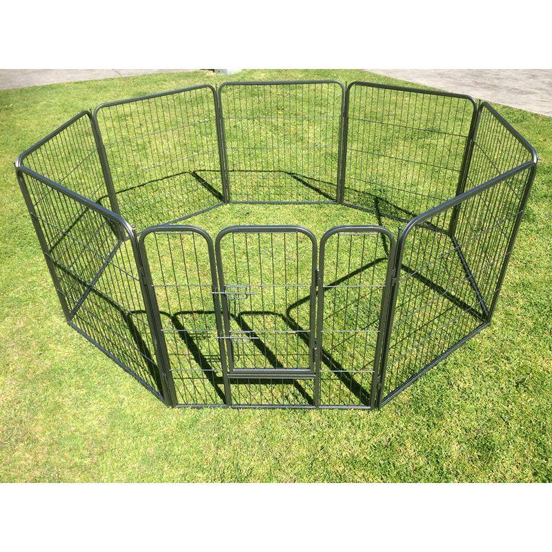 YES4PETS 80 cm Heavy Duty Pet Dog Puppy Cat Rabbit Exercise Playpen Fence