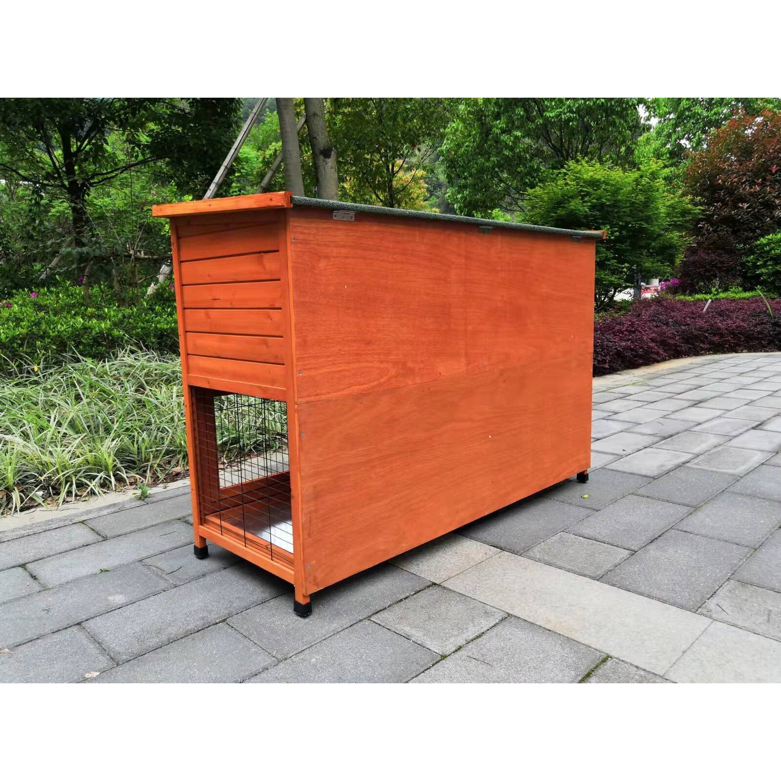 150 cm XXL Double Storey Rabbit Hutch Guinea Pig Ferret Cage Cat House