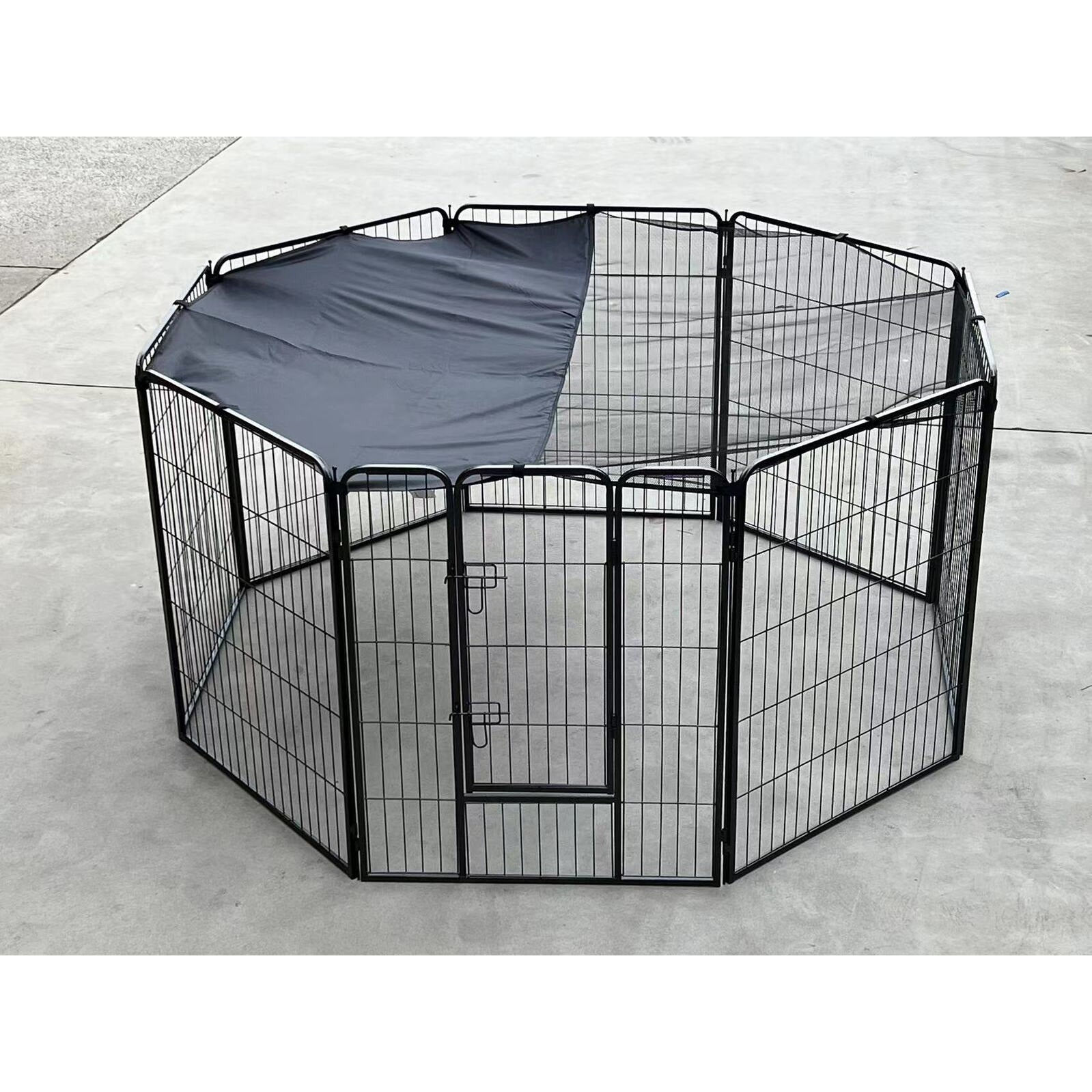 8-Panel Pet Dog Puppy Exercise Pen Enclosure Playpen Cover