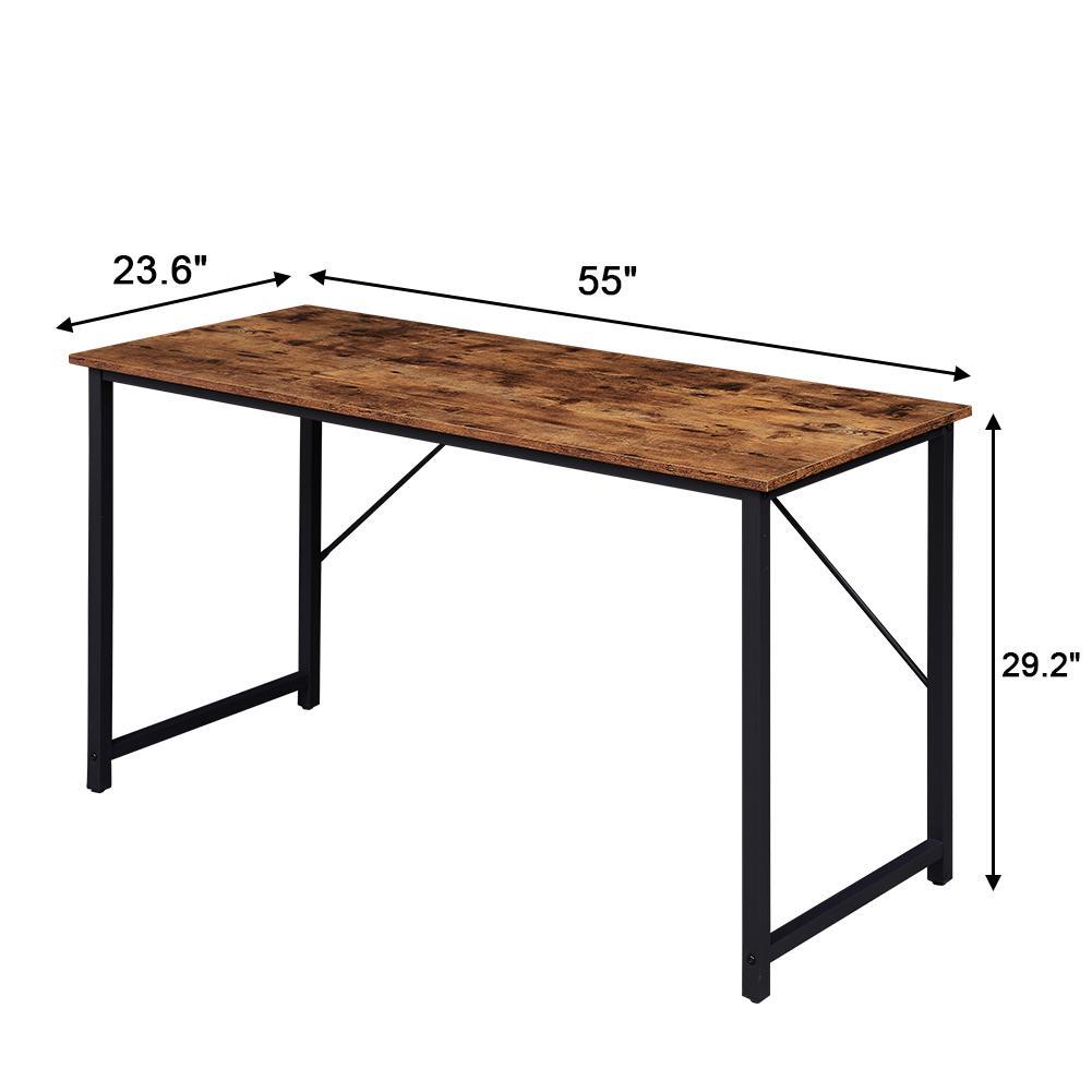 Computer Desk, Sturdy Home Office Desk for Laptop, Modern Simple Style Writing Table, Multipurpose Workstation