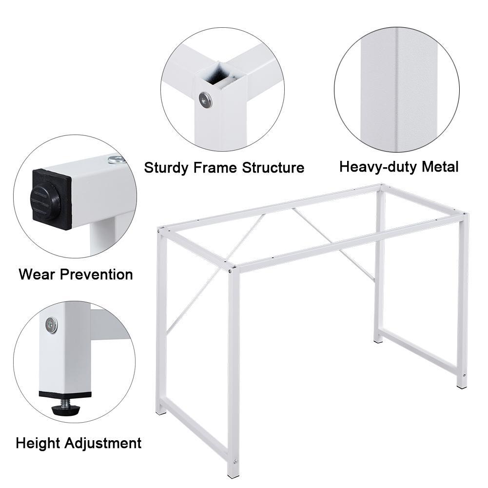 Computer Desk, Sturdy Home Office Desk for Laptop, Modern Simple Style Table, Multipurpose Workstation