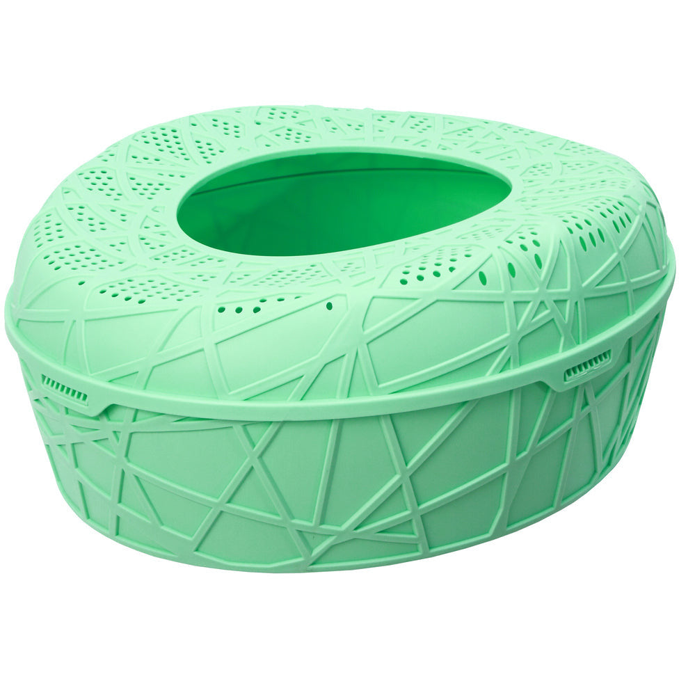 XL Portable Cat Toilet Litter Box Tray House with Scoop Green