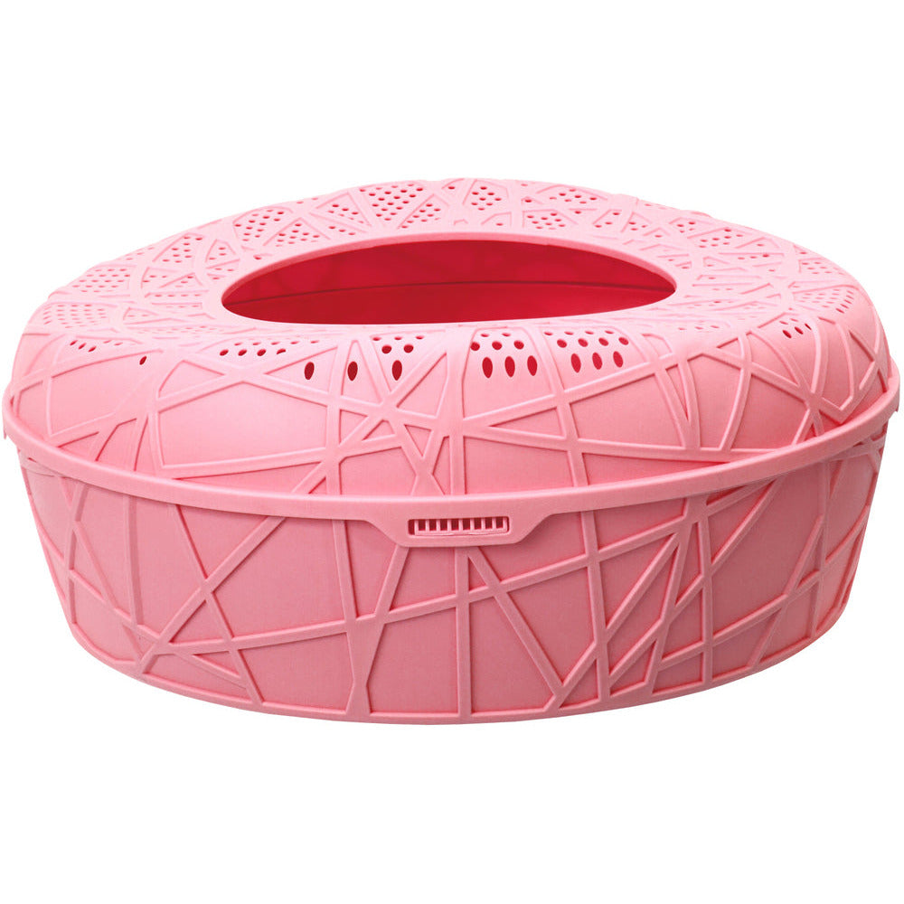 XL Portable Cat Toilet Litter Box Tray House with Scoop Red