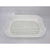Portable Hooded Cat Toilet Litter Box Tray House with Scoop and Grid Tray White