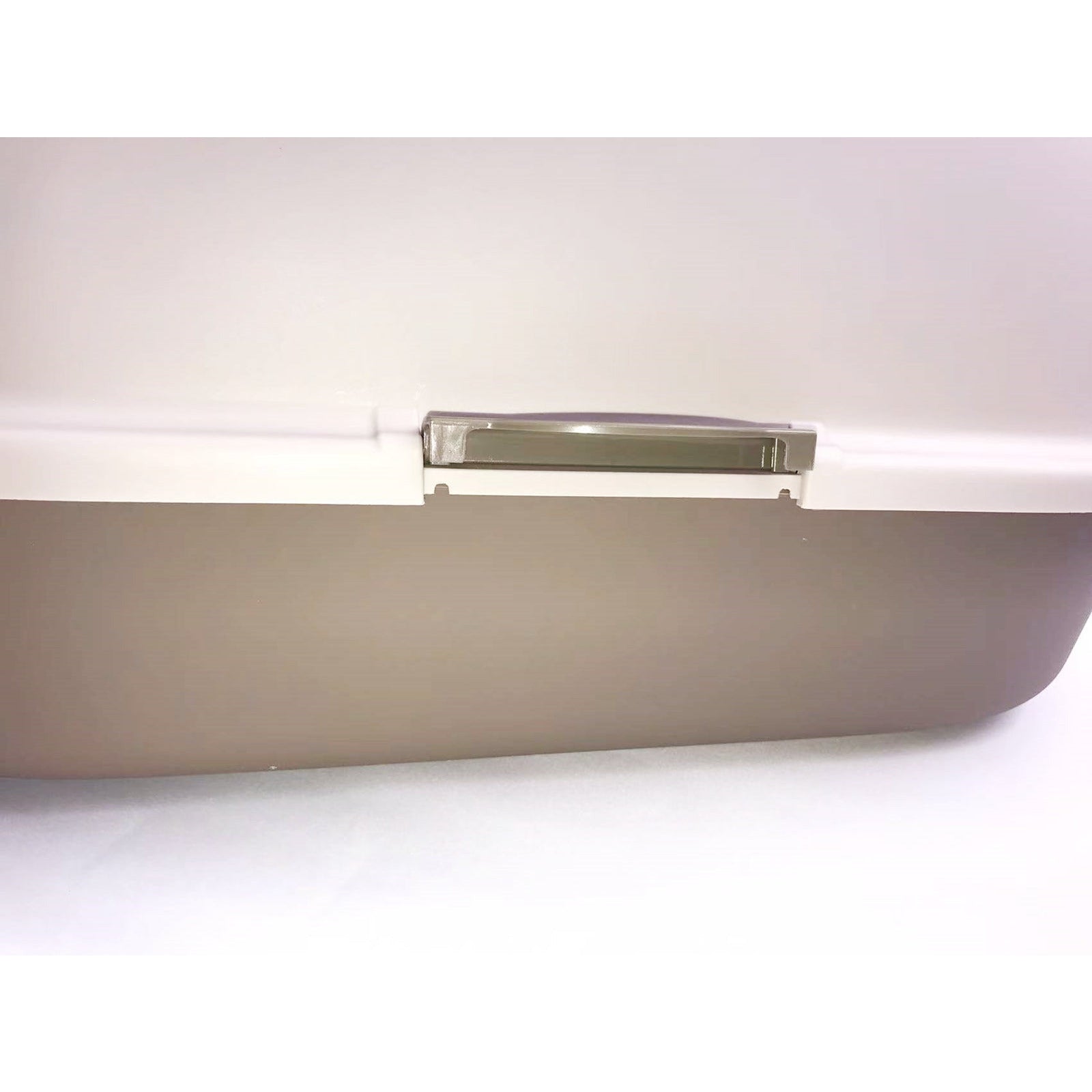 XL Portable Hooded Cat Toilet Litter Box Tray House w Charcoal Filter and Scoop Brown