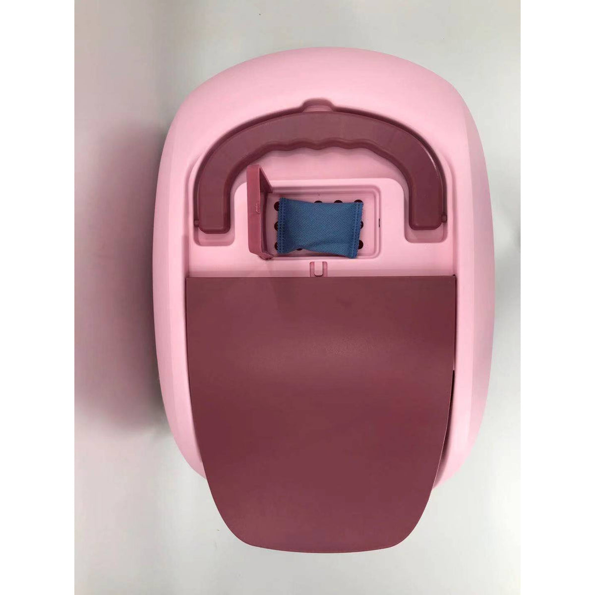 XL Portable Hooded Cat Toilet Litter Box Tray House with Charcoal Filter and Scoop Pink