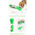 YES4PETS  4 in 1 Portable Pet Dog Puppy Cat Drinking Mug Water Feeder Bottle Valve Travel Bottle Green