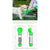 YES4PETS  4 in 1 Portable Pet Dog Puppy Cat Drinking Mug Water Feeder Bottle Valve Travel Bottle Green