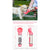 YES4PETS 4 in 1 Portable Pet Dog Puppy Cat Drinking Mug Water Feeder Bottle Valve Travel Bottle Pink