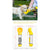 4 in 1 Portable Pet Dog Puppy Cat Drinking Mug Water Feeder Bottle Valve Travel Bottle Yellow