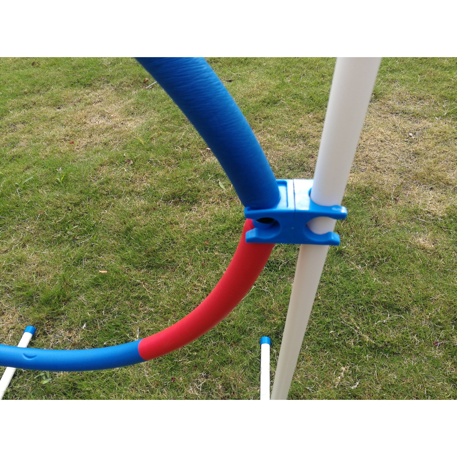 Portable Adjustable Dog Puppy Training Practice Jump Tyre Agility Post