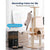 6L Automatic Digital Pet Dog Cat Feeder Double Food Bowl Dispenser