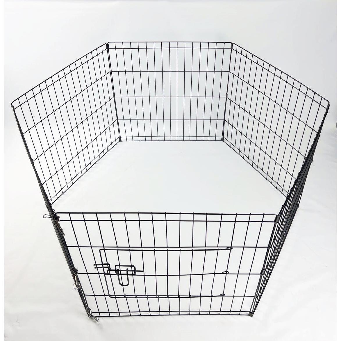 YES4PETS 6 Panel Dog Cat Exercise Playpen Puppy Enclosure Rabbit Fence