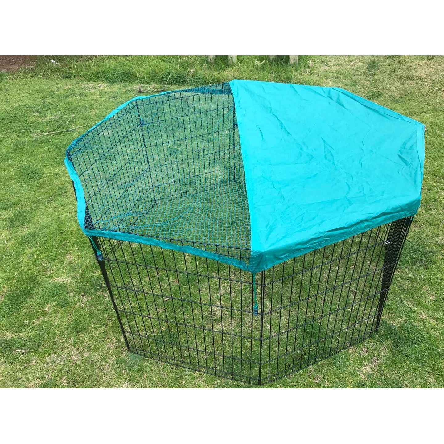 YES4PETS 6 Panel Dog Cat Exercise Playpen Puppy Enclosure Rabbit Fence With Cover