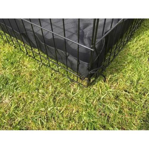 YES4PETS 24' Dog Rabbit Playpen Exercise Puppy Enclosure Fence With Canvas Floor