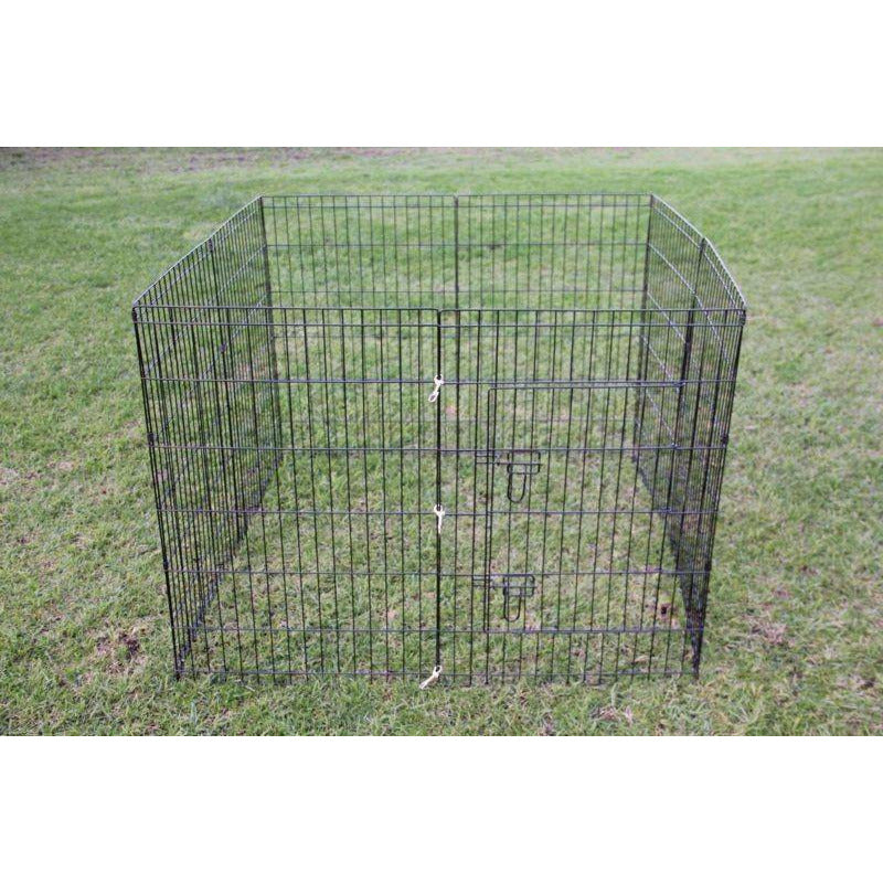 120 cm 8 Panel Pet Dog Playpen Exercise Chicken Cage Puppy Crate Enclosure Cat Fence