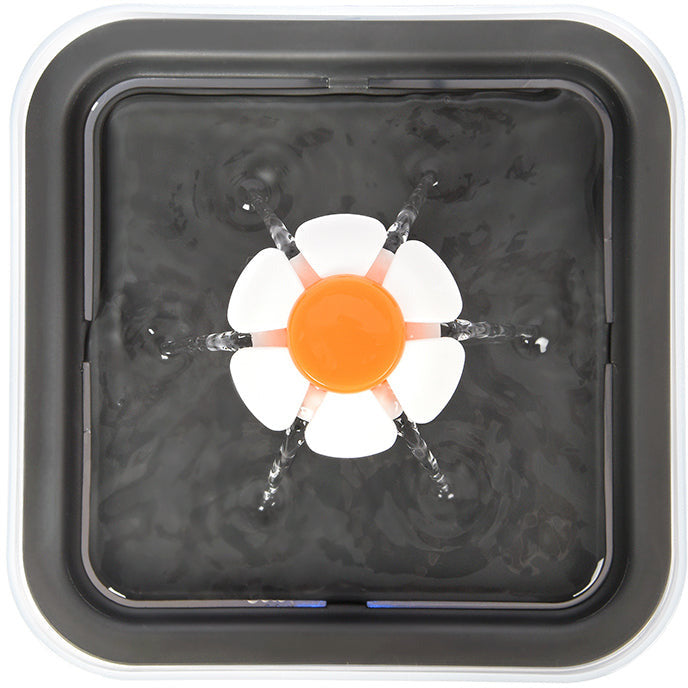 Automatic Electric Pet Water Fountain Dog Cat Water Feeder Bowl Dispenser W LED Black