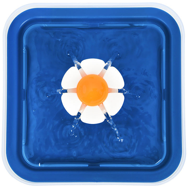 Automatic Electric Pet Water Fountain Dog Cat Water Feeder Bowl Dispenser W LED Blue