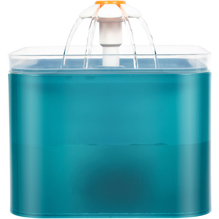 Automatic Electric Pet Water Fountain Dog Cat Water Feeder Bowl Dispenser W LED Green