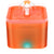 Dog Cat Water Feeder Automatic Electric Pet Water Fountain  Bowl Dispenser W LED Orange