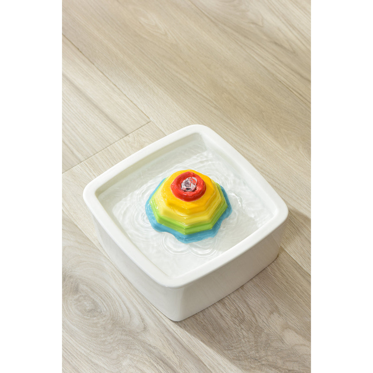 Ceramic Electric Pet Water Fountain Dog Cat Water Feeder Bowl Dispenser