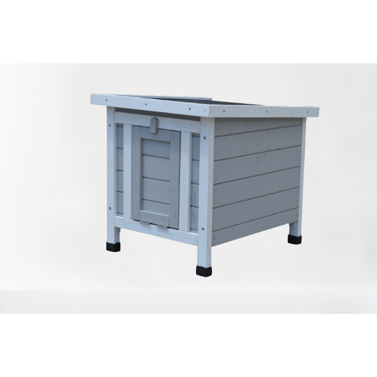 Grey Small Chicken Coop Rabbit Hutch Ferret Cage Guinea Pig Dog Cat Nesting Box