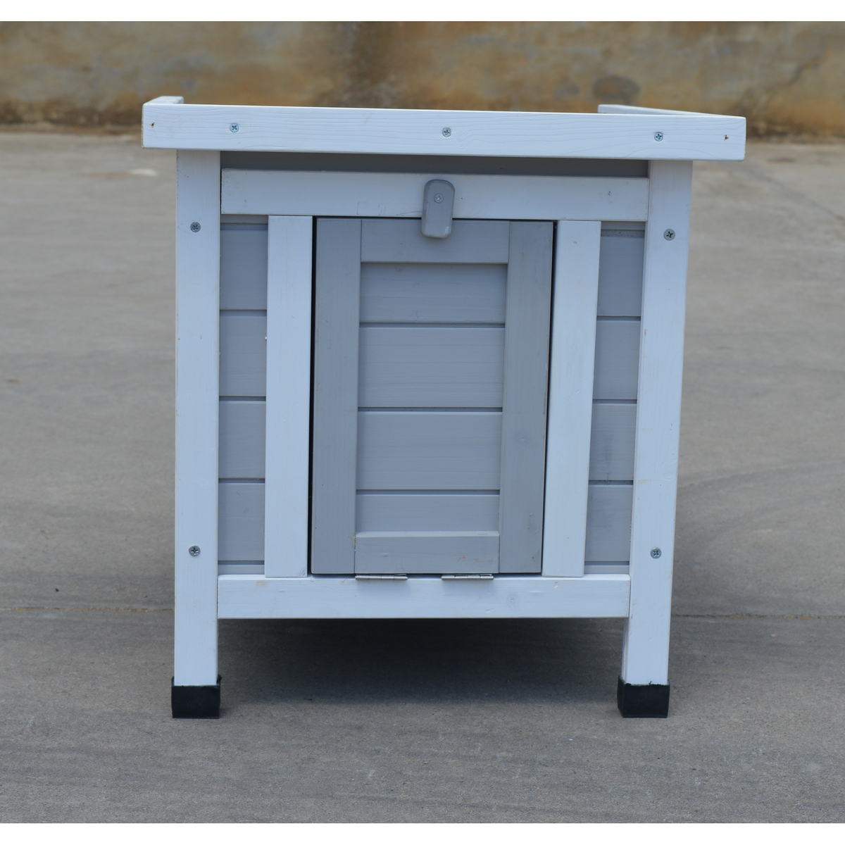 Grey Small Chicken Coop Rabbit Hutch Ferret Cage Guinea Pig Dog Cat Nesting Box