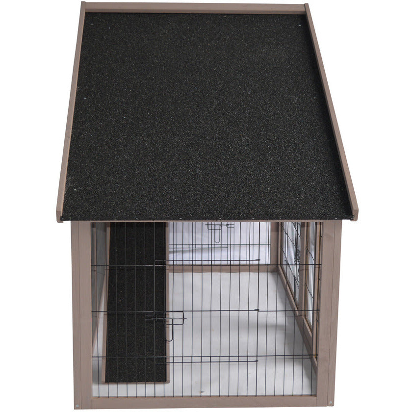 Grey Chicken Coop Rabbit Hutch Ferret Cage Hen Chook House