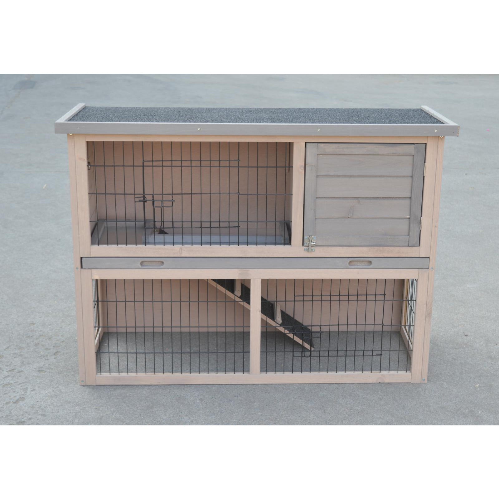 YES4PETS Double Storey Rabbit Hutch Guinea Pig Cage , Ferret cage W Pull Out Tray