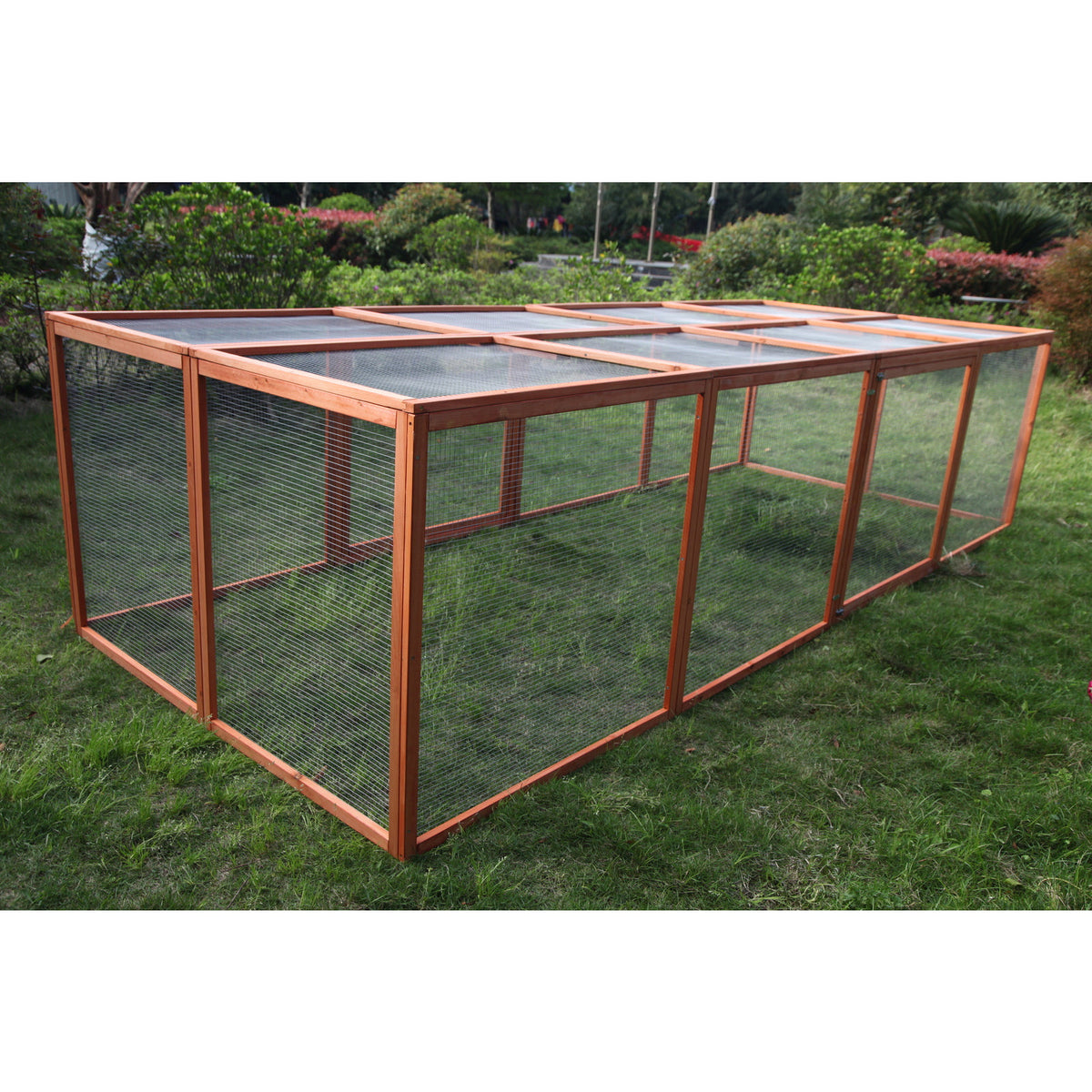 XXL Chicken Coop Run Guinea Pig Cat Cage Villa Extension Rabbit Hutch House Pen