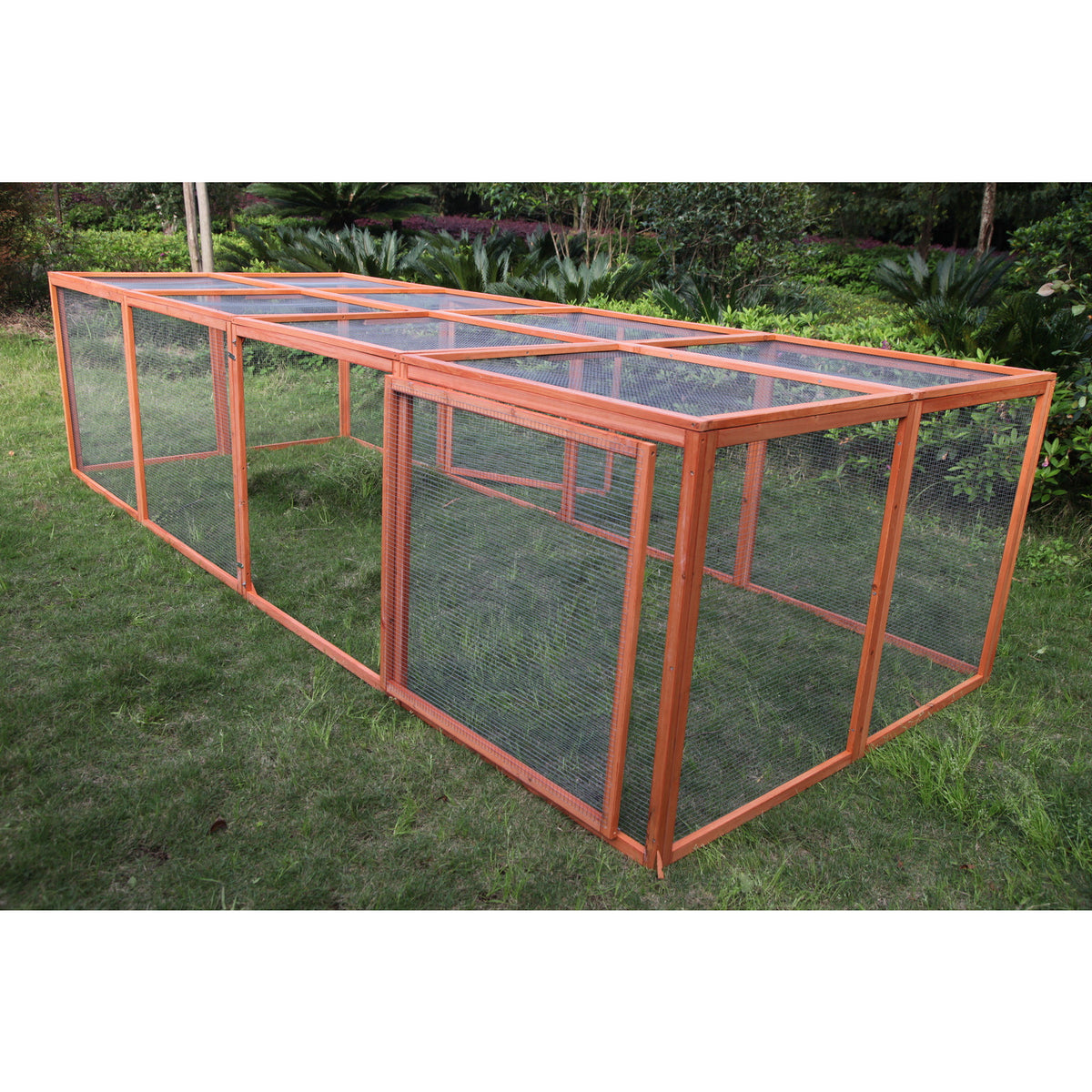 XXL Chicken Coop Run Guinea Pig Cat Cage Villa Extension Rabbit Hutch House Pen