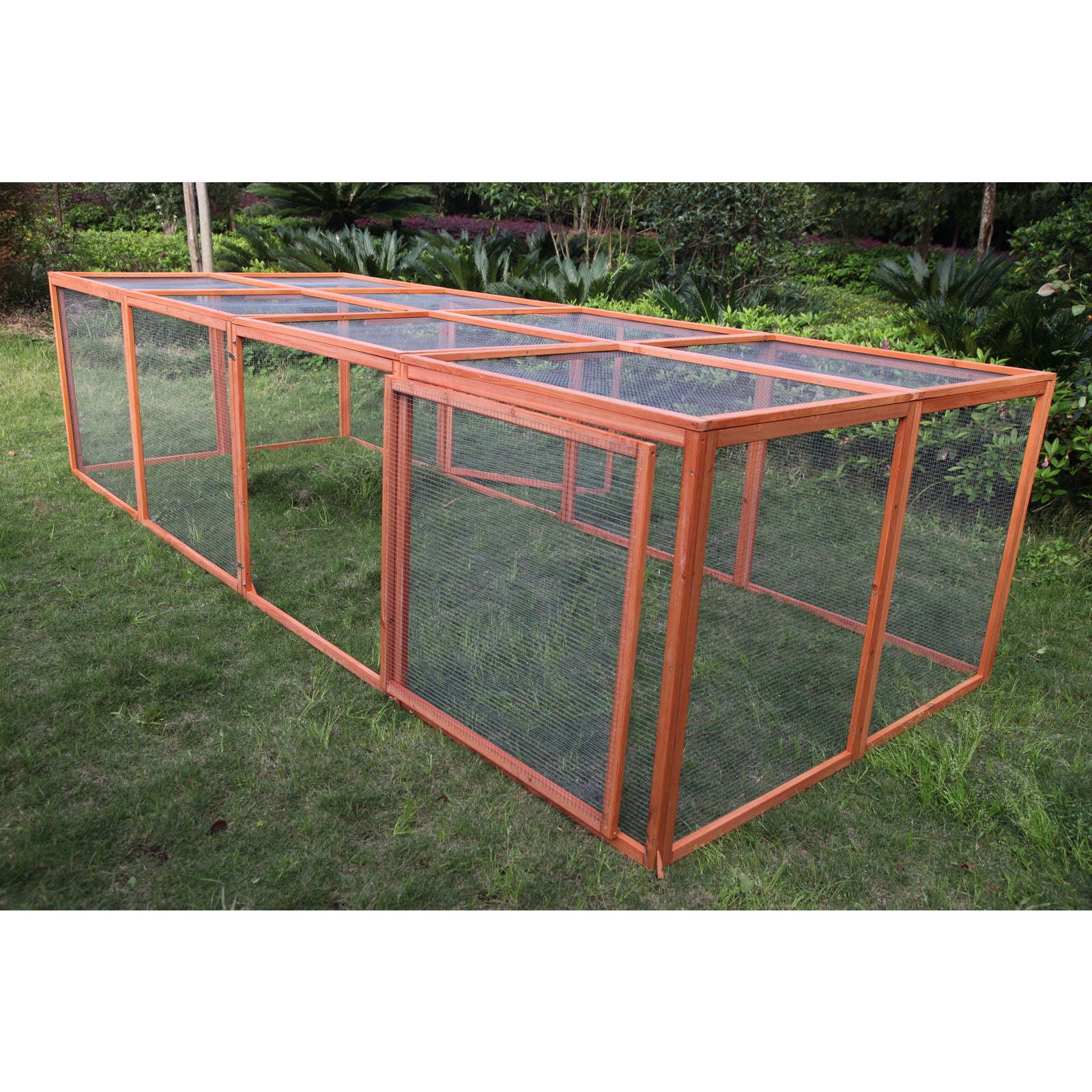 XXL Chicken Coop Run Guinea Pig Cat Cage Villa Extension Rabbit Hutch House Pen
