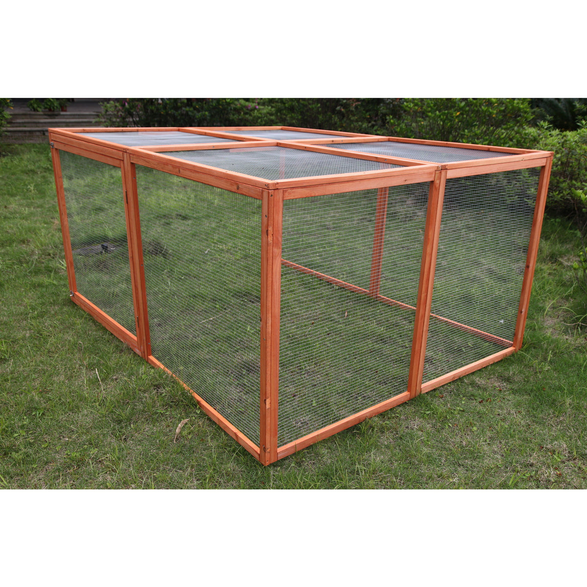 XXL Chicken Coop Run Guinea Pig Cat Cage Villa Extension Rabbit Hutch House Pen