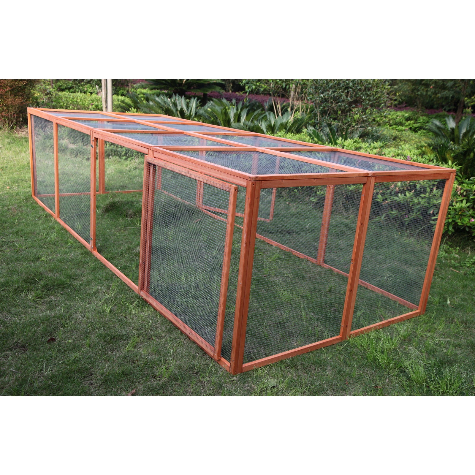 XXL Chicken Coop Run Guinea Pig Cat Cage Villa Extension Rabbit Hutch House Pen