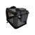 YES4PETS XL Foldable Soft Dog Puppy Cat Crate Cage Carrier With Curtain-Grey