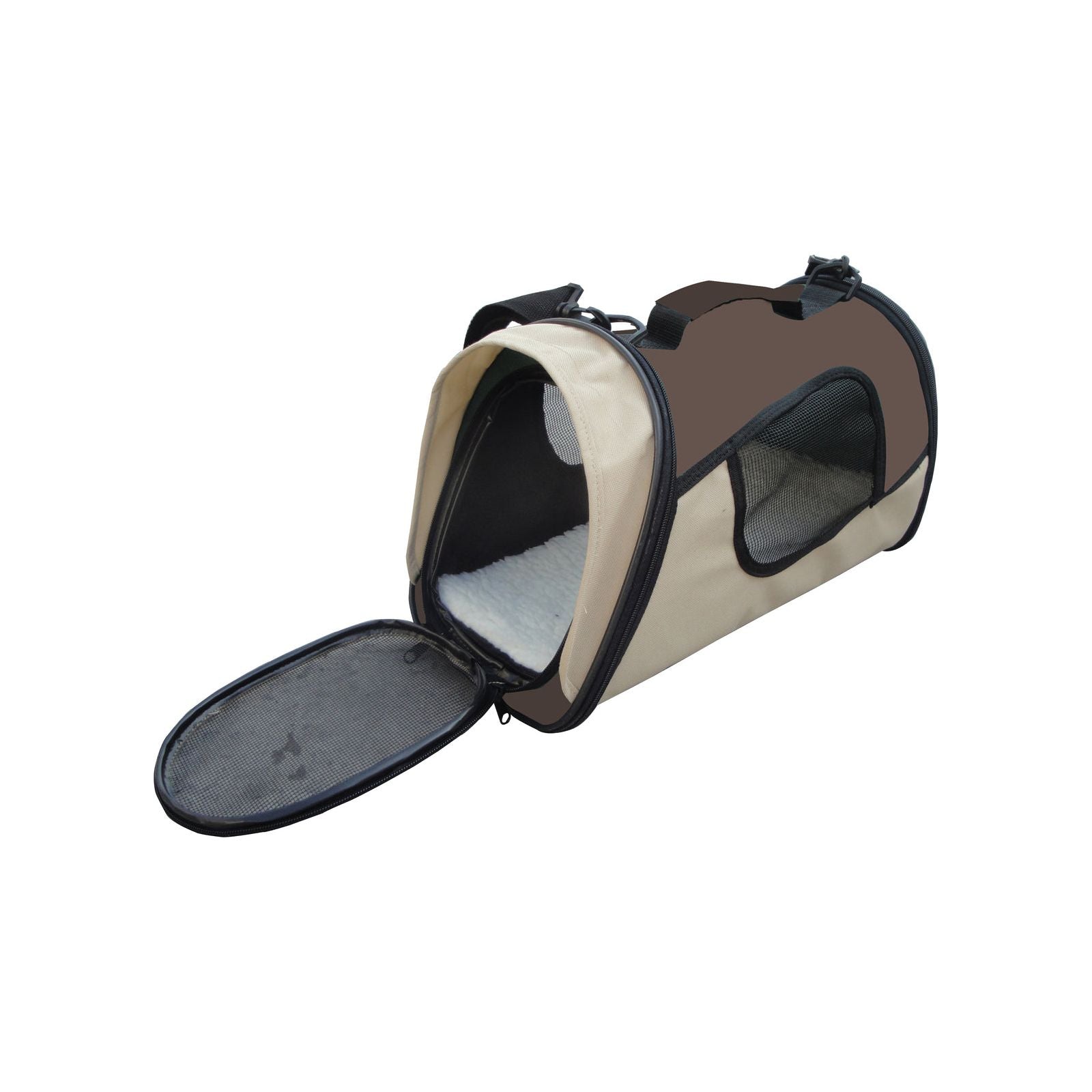 YES4PETS Small Pet Dog Cat Rabbit Guinea Pig Ferret Carrier Travel Bag-Brown