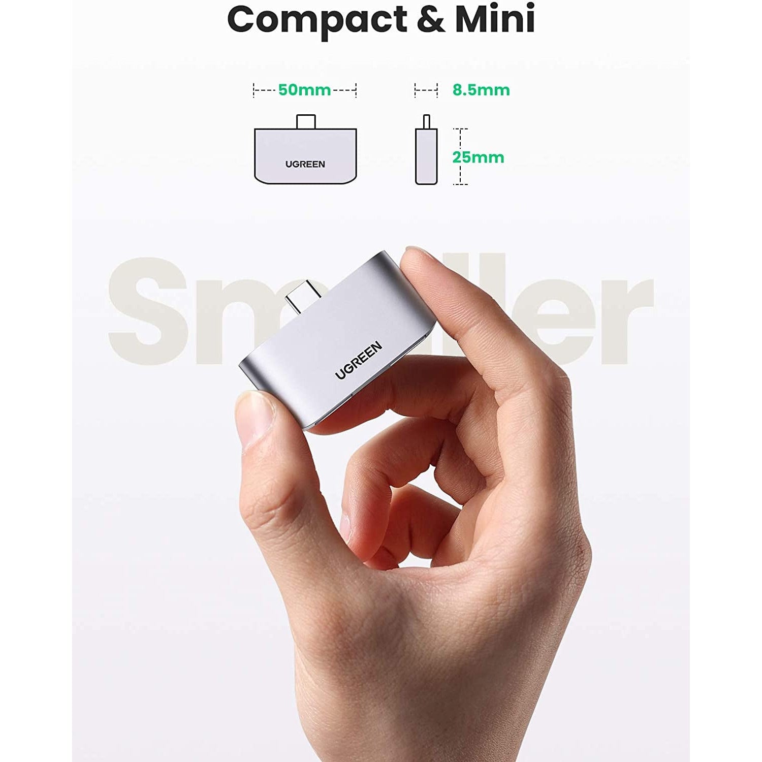 UGREEN 10912 USB-C to USB 3.0 x2 Adapter