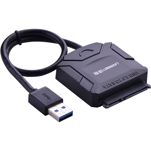 UGREEN USB 3.0 to SATA Converter cable with 12V 2A power adapter (20231)