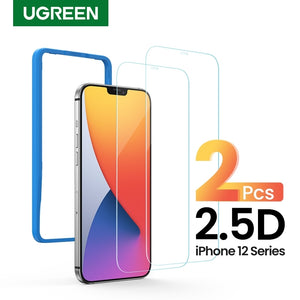 UGREEN 20337 2.5D Full Cover HD Screen Tempered Protective Film for iPhone 12/6.1"  Twin Pack