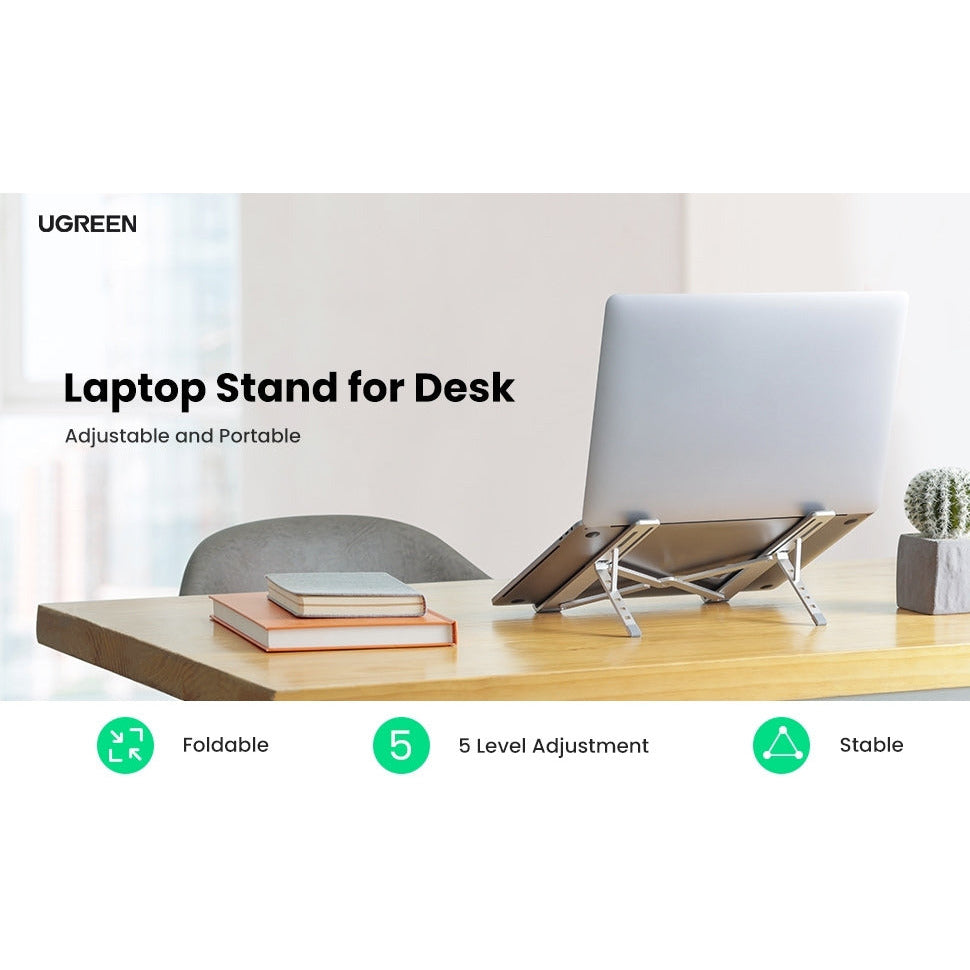 UGREEN 40289 Foldable Laptop Stand (Silver)